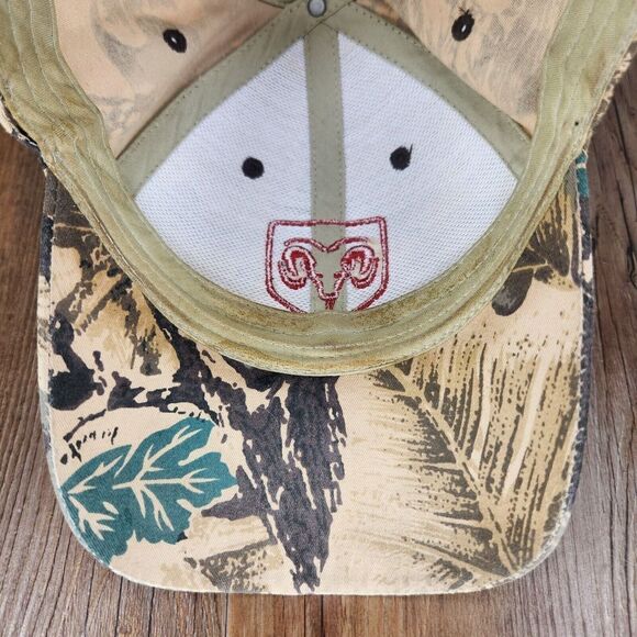 VINTAGE Dodge Hemi Hat Cap Snapback Camo Mens Trucks Hunting Outdoors Fishing - Picture 8 of 10